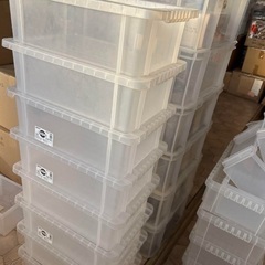 120個セット　まとめ買い　コンテナ　アスクル NVボックス 13Lの画像