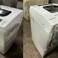 全自動洗濯機 日立 5kg 上開き ホワイト NW-50Cの画像