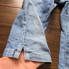 110 デニムハーフパンツ&八分丈スキニーの画像