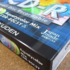 太陽誘電 データ用CD-R CDR-80C5Y10FN 10枚パック×３ That’s 700MB 5色各2枚 計30枚 札幌市北区屯田の画像