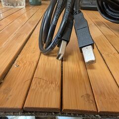 プリンターケーブル USB2.0 ケーブル タイプ プリンター オス-オス スキャナー printer接続 480Mbps 高速転送 MIDI cable　5M 中古の画像