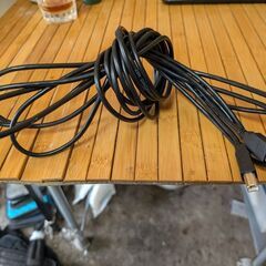 プリンターケーブル USB2.0 ケーブル タイプ プリンター オス-オス スキャナー printer接続 480Mbps 高速転送 MIDI cable　5M 中古の画像