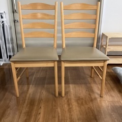 椅子2脚セット【町田市再生家具】250577