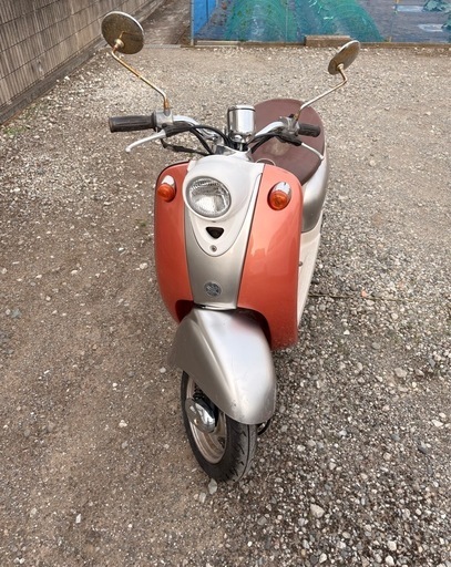 ヤマハ　Vino ビーノ　オレンジ　原付バイク　自賠責あり