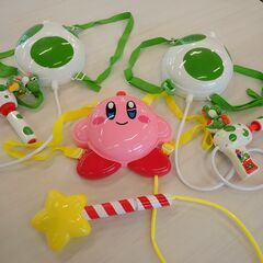 ヨッシー、星の子カービィ水鉄砲