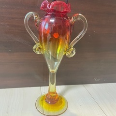 琉球ガラス　花瓶の画像
