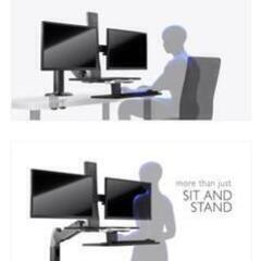 🍎未開封 iErgoArm デュアルモニターアーム sit-stand
