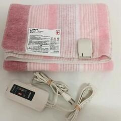 0527-001 電気敷毛布　約140×80cm ※取説付き