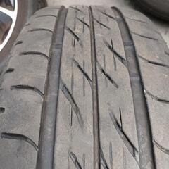 165/55R15インチ　アルミ　タイヤ4本セット　No.213　フレアワゴン、スペーシアカスタム等の画像