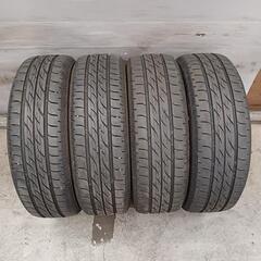 165/55R15インチ　アルミ　タイヤ4本セット　No.213　フレアワゴン、スペーシアカスタム等の画像