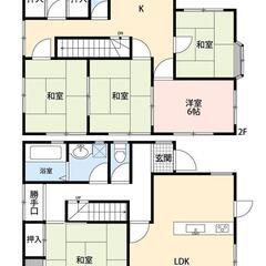 💰️敷礼無料！5LDK125㎡の広々戸建て！最大10万円の引越し...