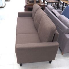 3人掛けソファー　ブラウン　美品 3人掛けソファー(ブラウン）