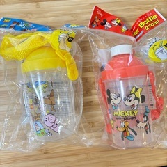 セリア ディズニー 水筒 未使用