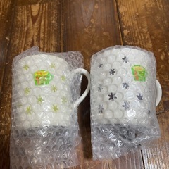 美濃焼　ペアマグカップ　軽量カップ　ヒワ　未使用品
