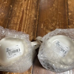 美濃焼　ペアマグカップ　軽量カップ　ヒワ　未使用品の画像