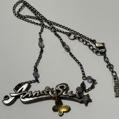 Anna Sui ネックレス バタフライ付きの画像