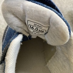 キッズシューズ　16.0センチの画像
