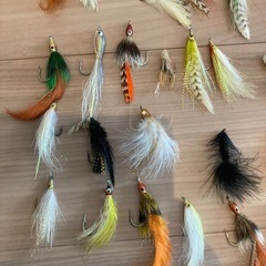 🎣フライフィッシング。毛針。ルアーの画像