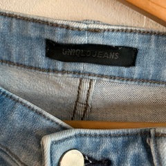 UNIQLO JEANS ライトブルー デニムパンツの画像
