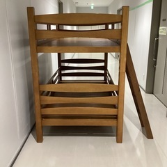 木製二段ベッド【町田市再生家具】250586の画像