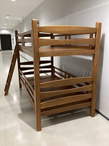 木製二段ベッド【町田市再生家具】250586