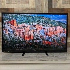 即日受渡❣️シャープ40型液晶テレビ Wチューナー外付HDD裏番...