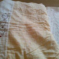 【お値下げしました】ベビー布団　ミニサイズ　敷布団、掛け布団、敷きパッド、おねしょシーツの画像