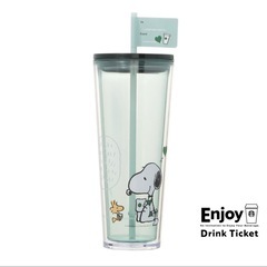 スタバ　スヌーピー　コラボ　コールドカップタンブラー　ブルー　7...
