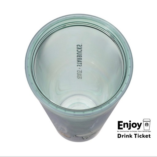 6/12まだ値下スタバ　スヌーピー　コラボ　コールドカップタンブラー　ブルー　710ml　新品