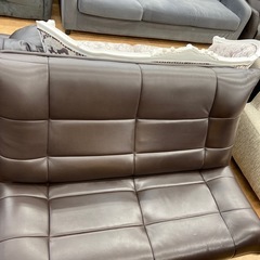 2人掛けソファー　合皮　ブラウン　税込13200円入荷致しました！の画像