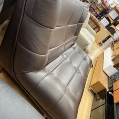2人掛けソファー　合皮　ブラウン　税込13200円入荷致しました！の画像