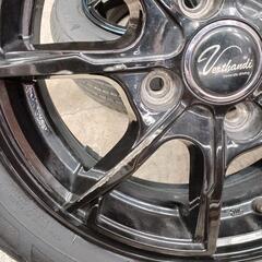 155/65R14インチ　アルミ　タイヤ4本セット　No.214の画像