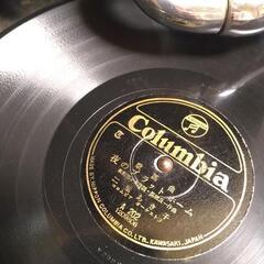 ポリドールの手回し式蓄音機、1930年代の画像