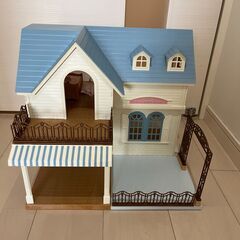シルバニアファミリー青い屋根の家
