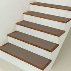 【70×22cm×4枚入り】吸着階段マット 階段用ステップマット...