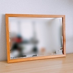無印良品　壁に付けられる家具　ミラー　鏡　　　