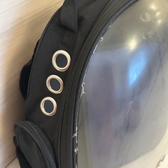 猫 キャリーバッグ 犬猫兼用 宇宙船カプセル型の画像
