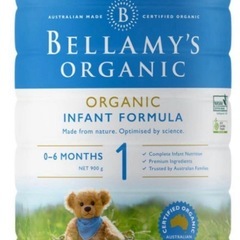 Bellamy's Organic 粉ミルク 0-6ヶ月 900g