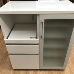 ★ジモティー割あり★KJ10208 NITORI レンジ台 ホワ...