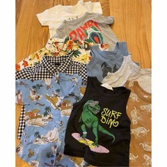 【80〜90㎝】男の子夏服　トップス9点セット