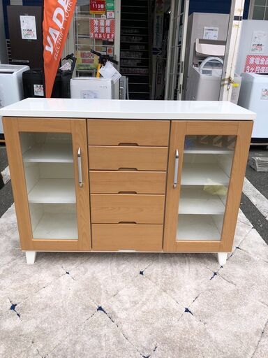 送料・設置込み 食器棚 NITORI(値下げ致しました