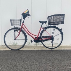 ママチャリ　後ろカゴ付き