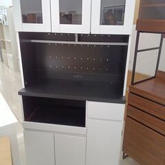 ★ジモティ割あり★  レンジボード ホワイト H182×D41....