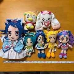 プリキュア5Go Go！　パペット　マスコット　7つセット　ぬいぐるみ