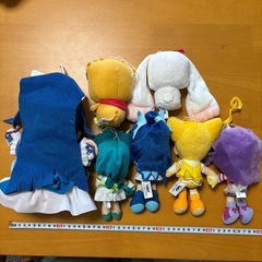 プリキュア5Go Go！　パペット　マスコット　7つセット　ぬいぐるみの画像
