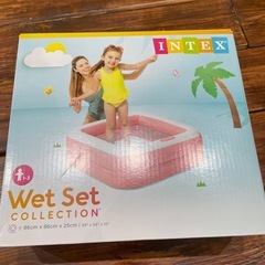 ビニールプール86×86×25 新品