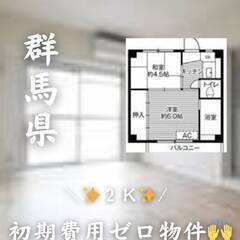 群馬県館林市 初期費用ゼロ 家賃36000円生活保護可！！！