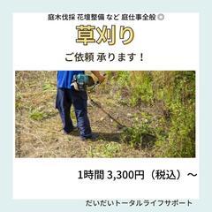 草刈り、庭のお手入れ 承ります！