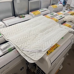 【美品‼️】ニトリ セミダブルサイズ ベッドパッド＆ボックスシーツ3点セット 洗濯ネット付き♪ 寝具 マットレスカバーの画像