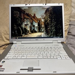 半分ジャンク品　　NEC LAVEI  シルバーノートパソコン　...